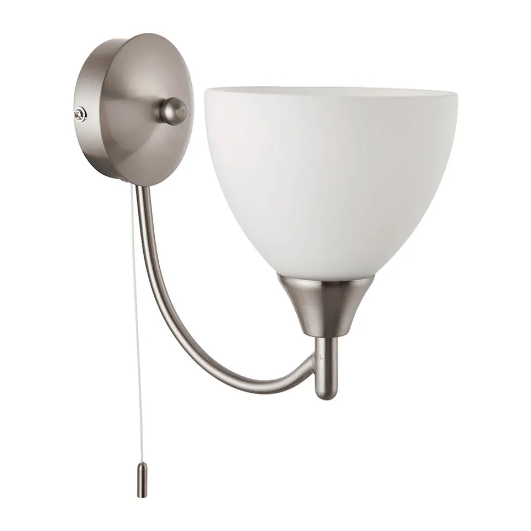 Alton Satin Chrome Wall Light
