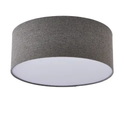 Averis Grey Flush Ceiling Light
