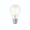 B22/BC 7w LED GLS Clear Warm White Dimmable Light Bulb