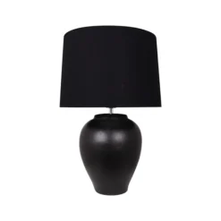 Belen Black Ceramic Table Lamp