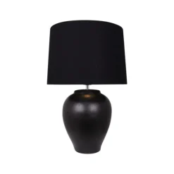 Belen Black Ceramic Table Lamp