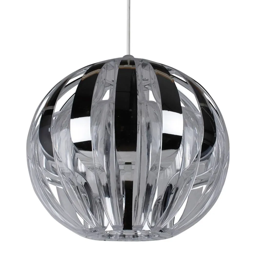 Bimber Polished Chrome Easy-Fit Pendant Shade