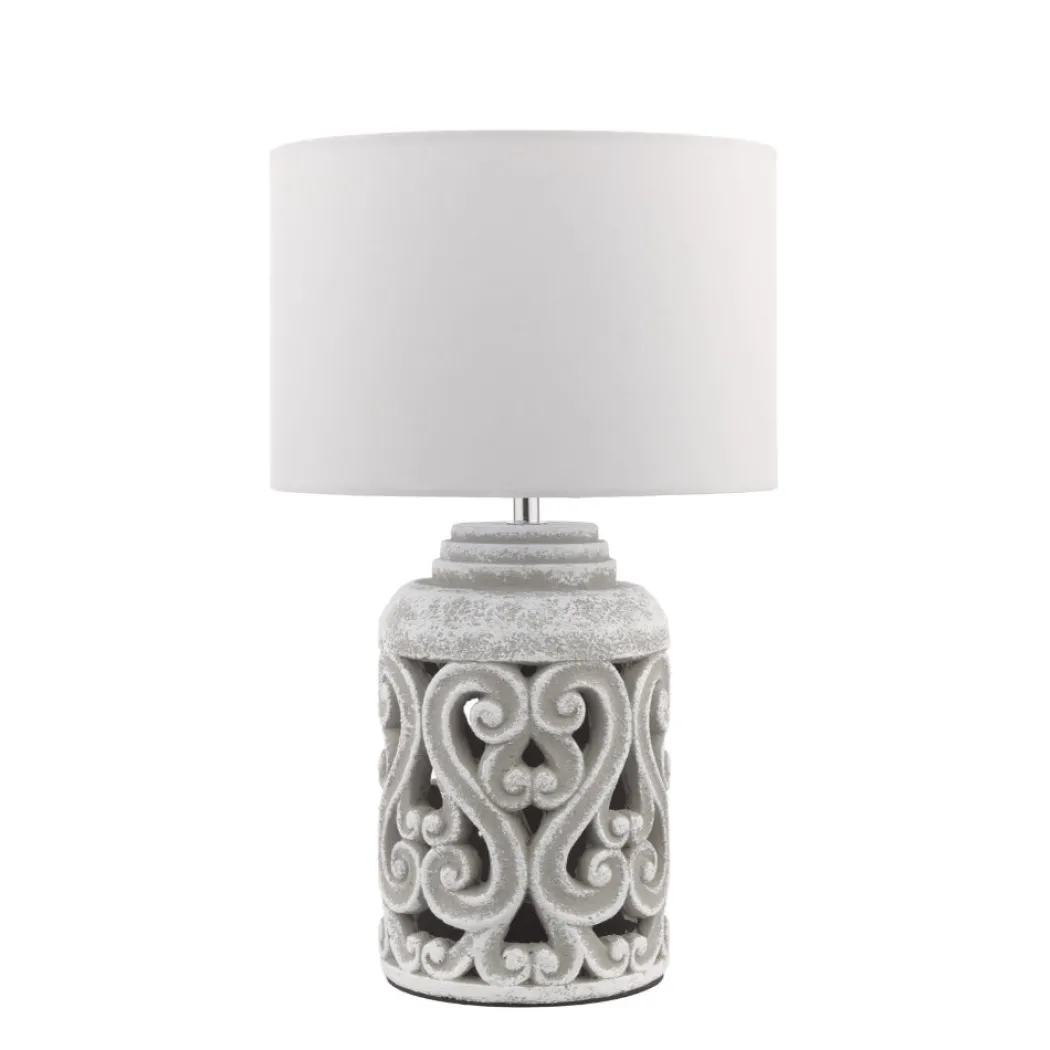 Blythe Grey Table Lamp
