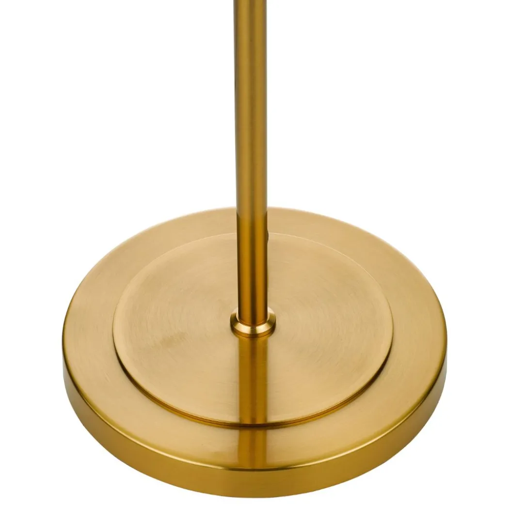 Bombazine Opal Glass & Brass Table Lamp