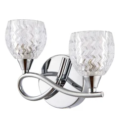 Boyer 2 Light Wall Light Polished Chrome