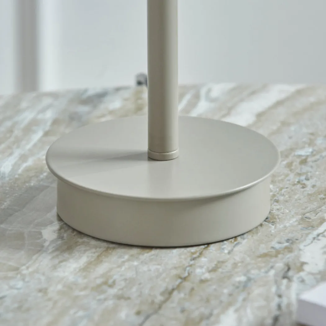 Buxton Grey Table Lamp