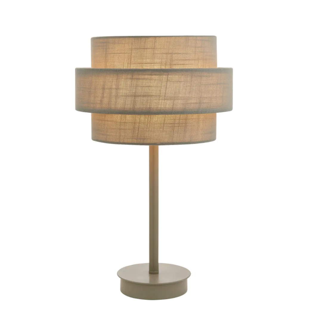 Buxton Grey Table Lamp