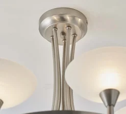Cagney 5 Light Ceiling Light Satin Chrome