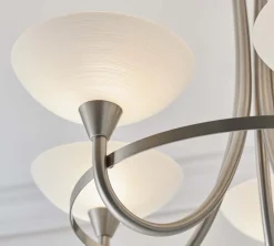 Cagney 5 Light Ceiling Light Satin Chrome