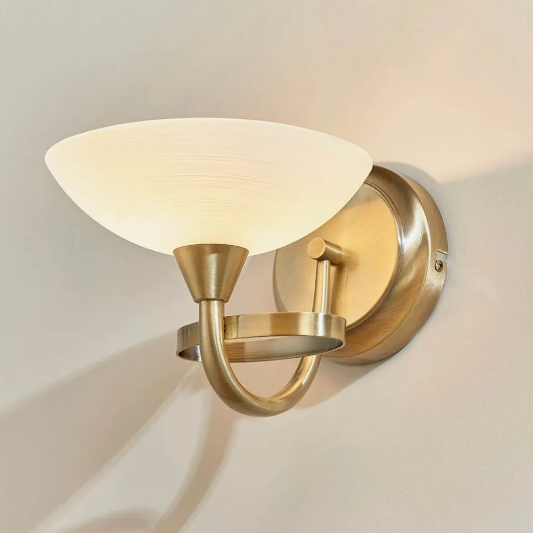 Cagney Antique Brass Wall Light