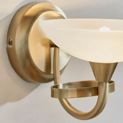 Cagney Antique Brass Wall Light