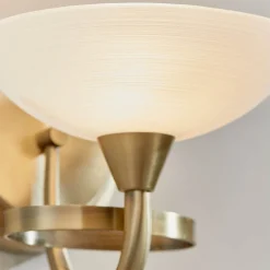 Cagney Antique Brass Wall Light
