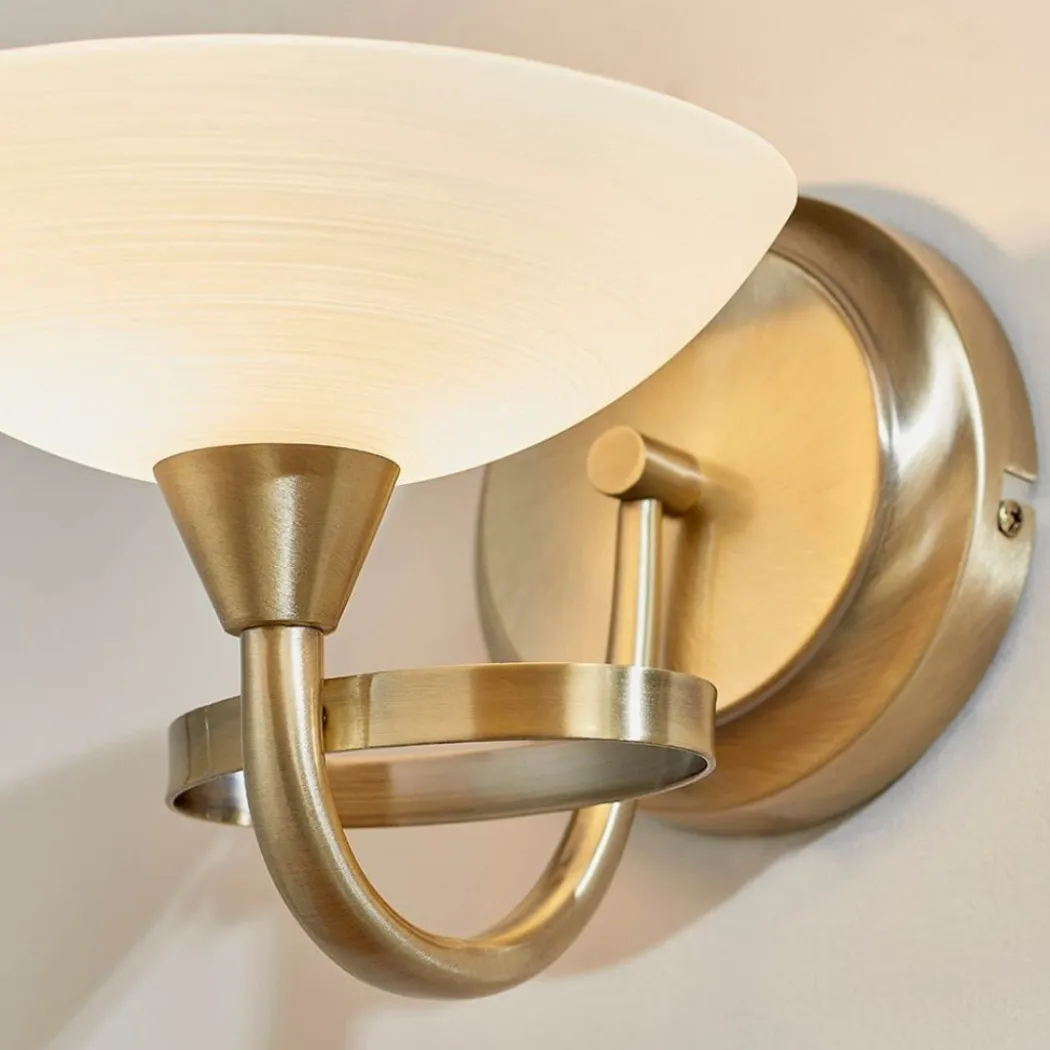 Cagney Antique Brass Wall Light