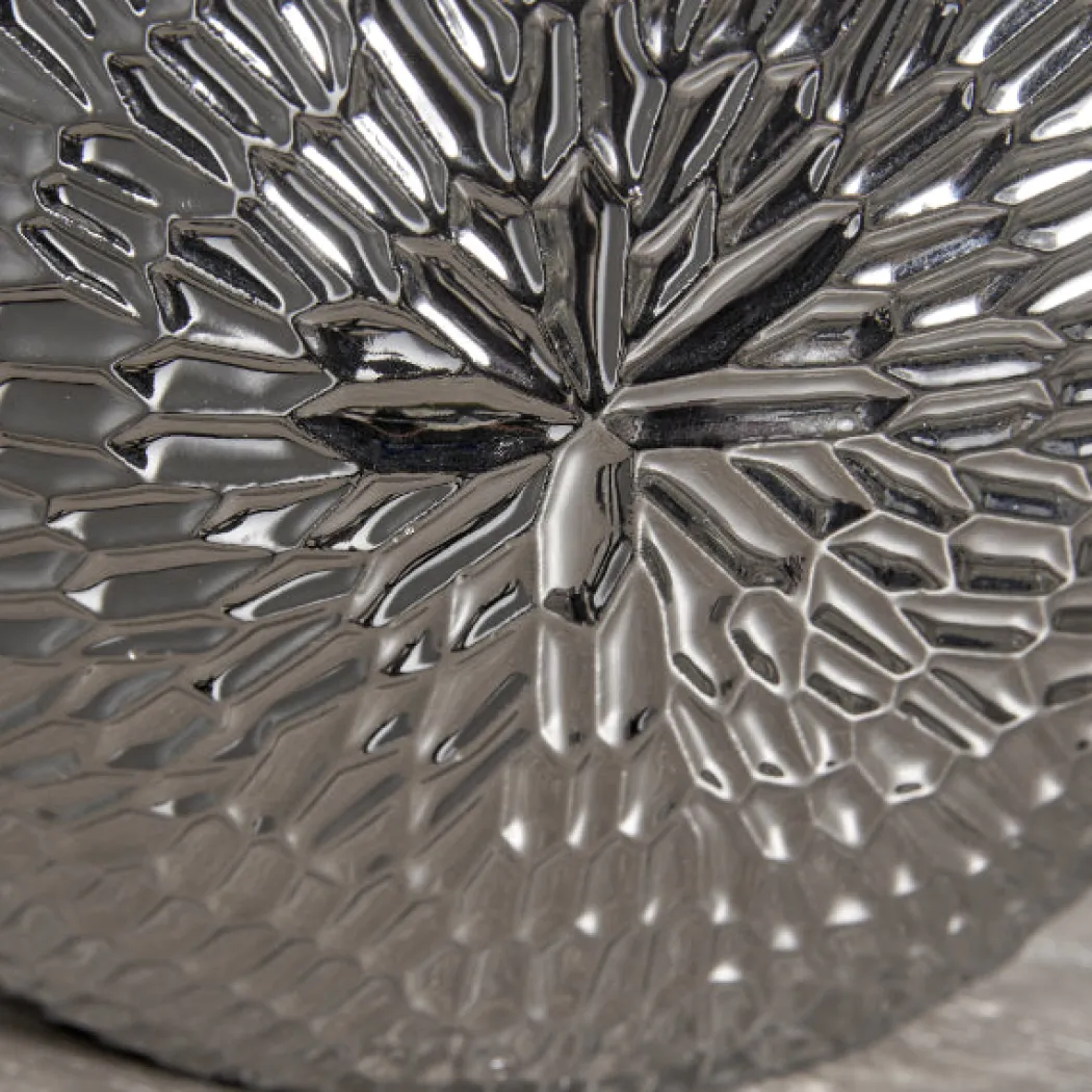 Caitlin Small Silver Ceramic Table Lamp
