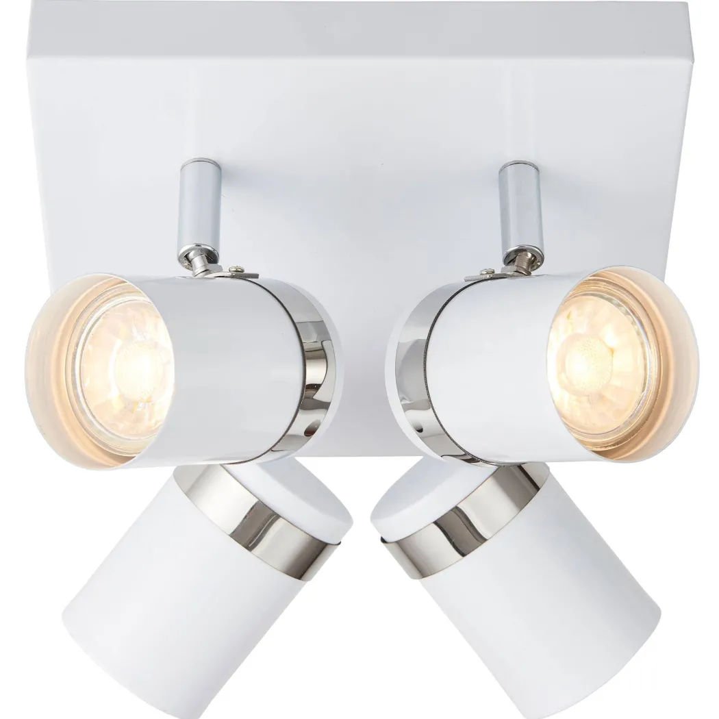 Camden 4 Light White Ceiling Spotlight Plate