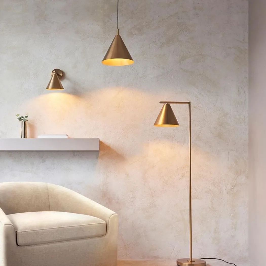 Cape Antique Brass Pendant Ceiling Light