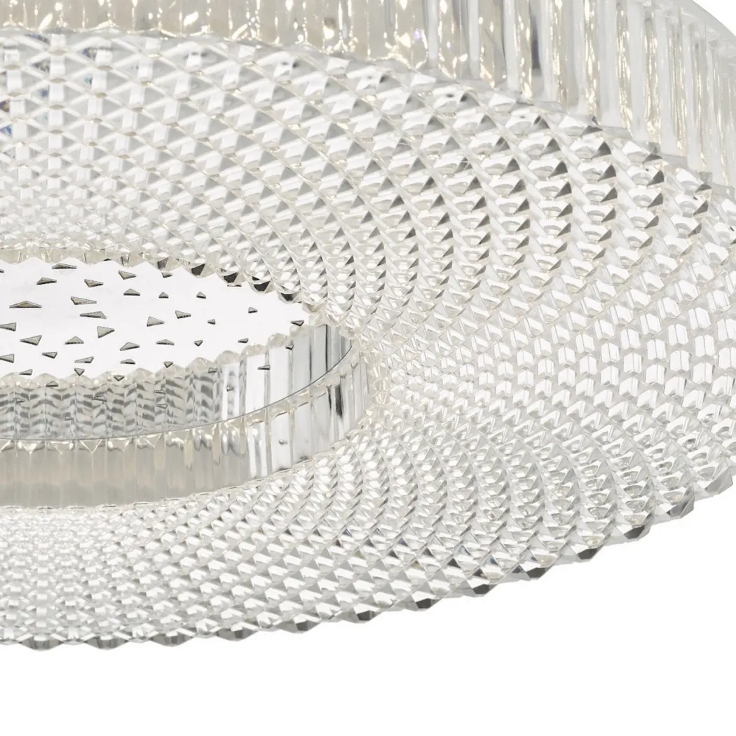 Cimona Large Acrylic LED Flush Ceiling Light