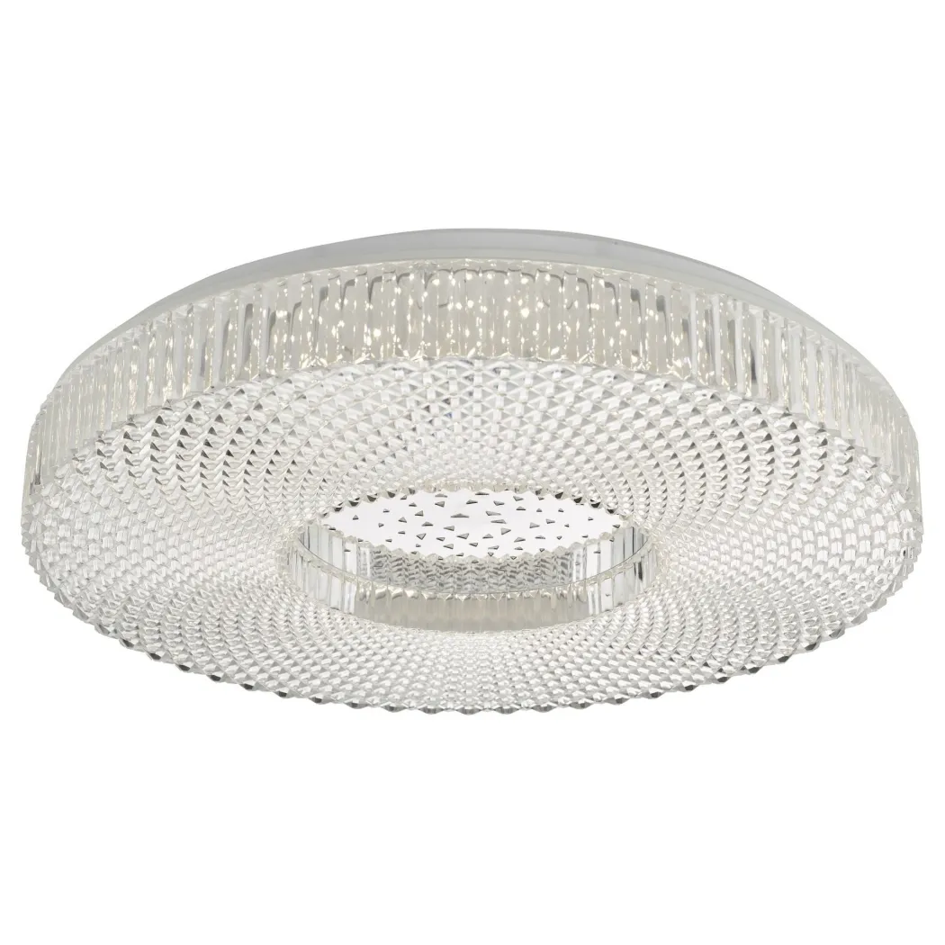 Cimona Large Acrylic LED Flush Ceiling Light