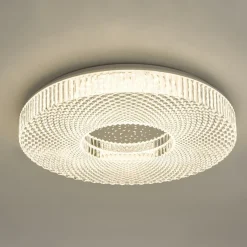Cimona Large Acrylic LED Flush Ceiling Light