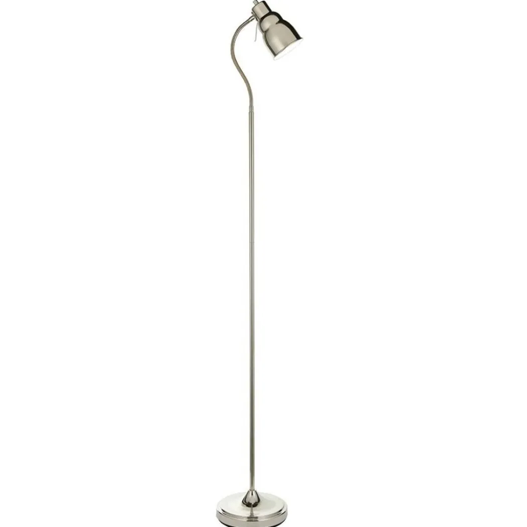 Classic Polished Nickel Task Floor Lamp