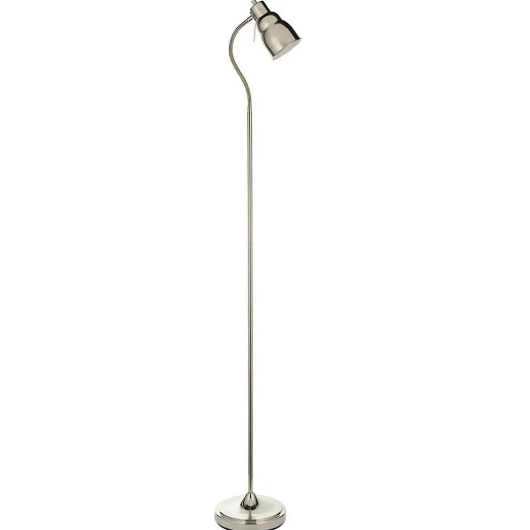 Classic Polished Nickel Task Floor Lamp