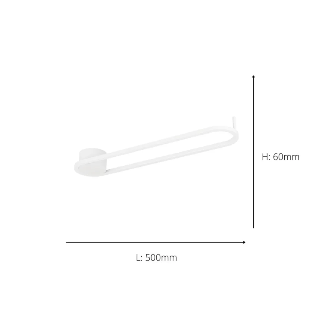 Collecorvino White LED Flush Ceiling Light