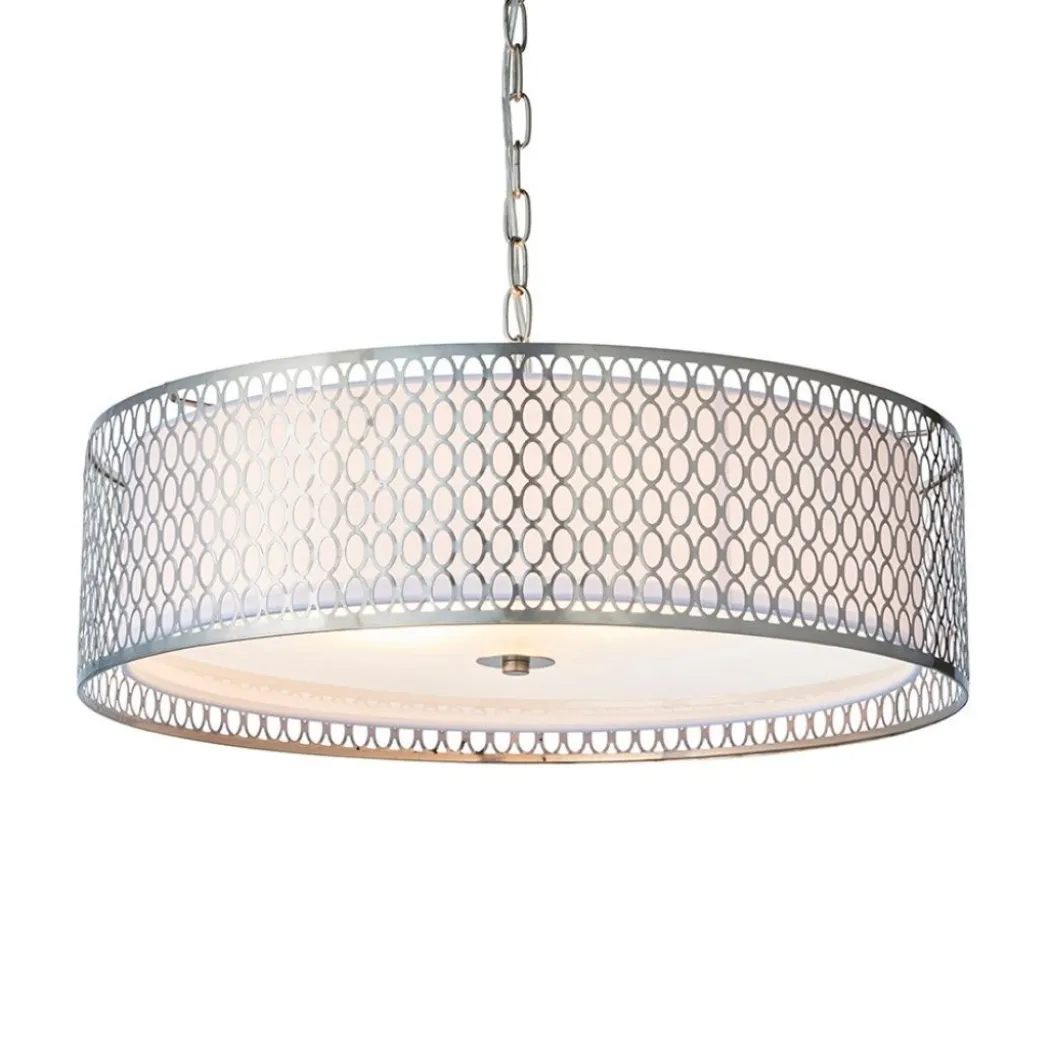 Cordero 3 Light Satin Nickel Pendant Ceiling Light