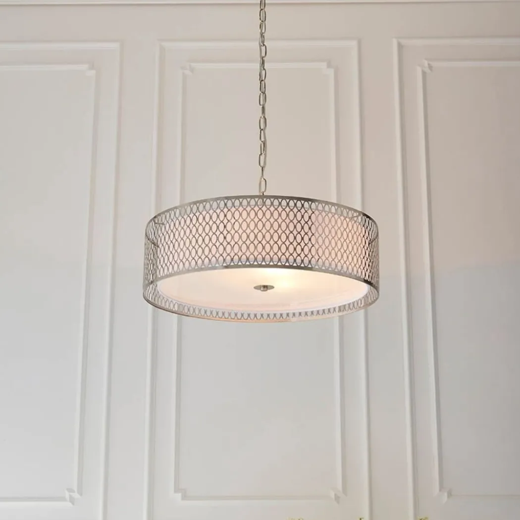 Cordero 3 Light Satin Nickel Pendant Ceiling Light