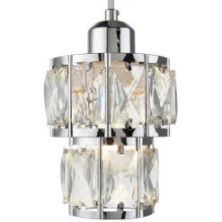 Darla Small Chrome Ceiling Light Pendant
