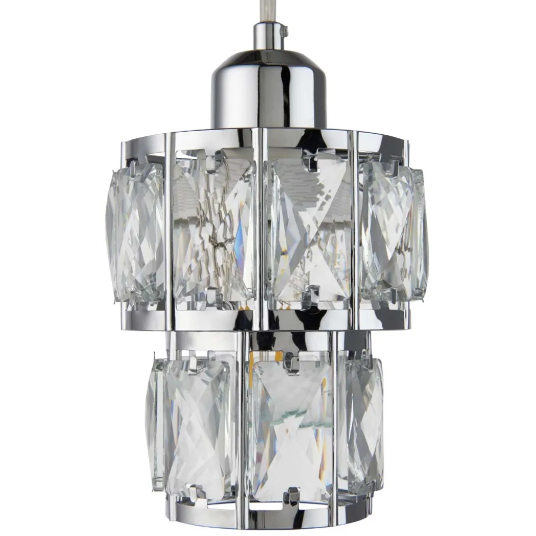 Darla Small Chrome Ceiling Light Pendant