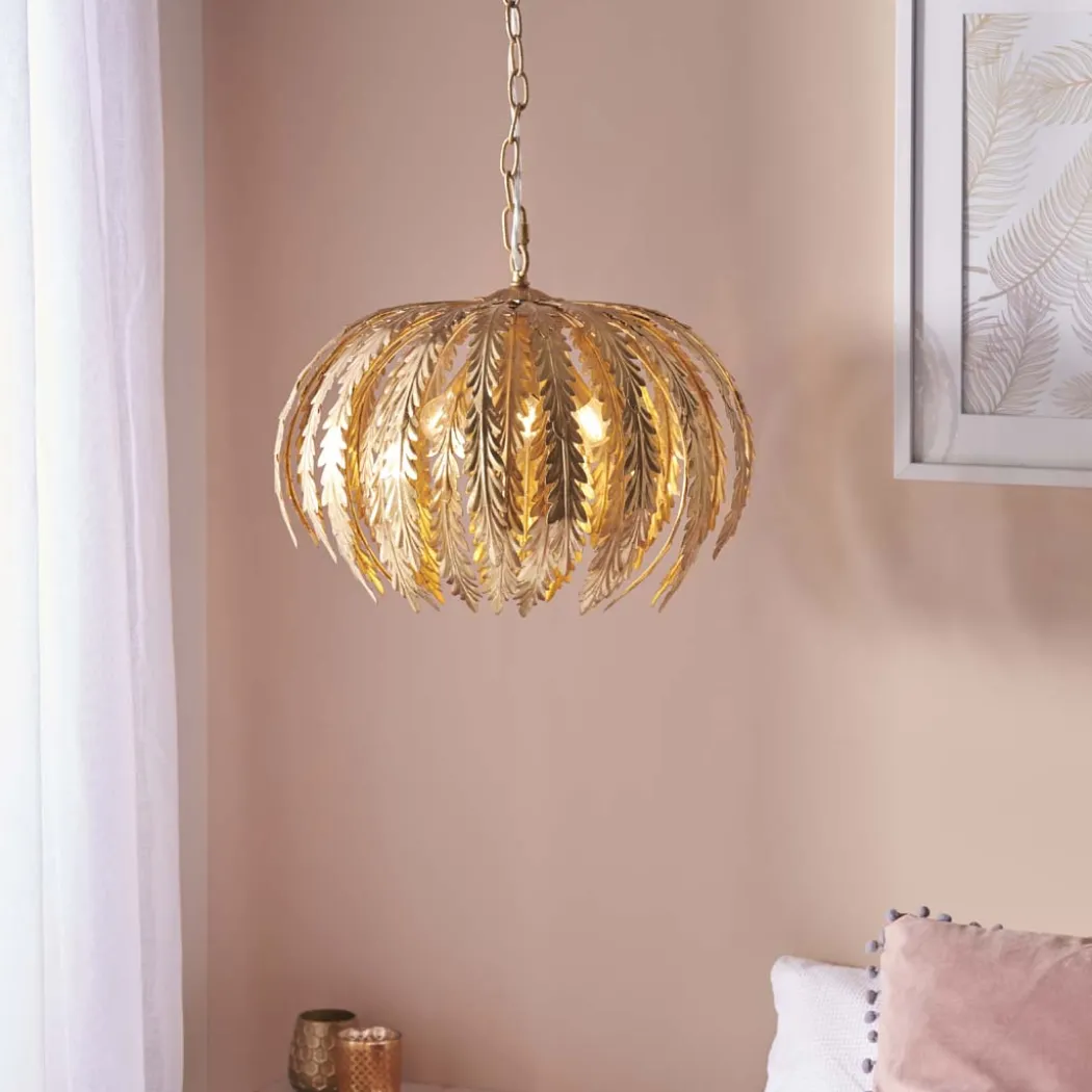 Delphine Large Gold Ceiling Pendant