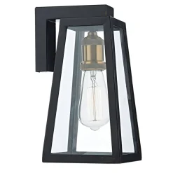 Duval Outdoor Wall Lantern Light Black