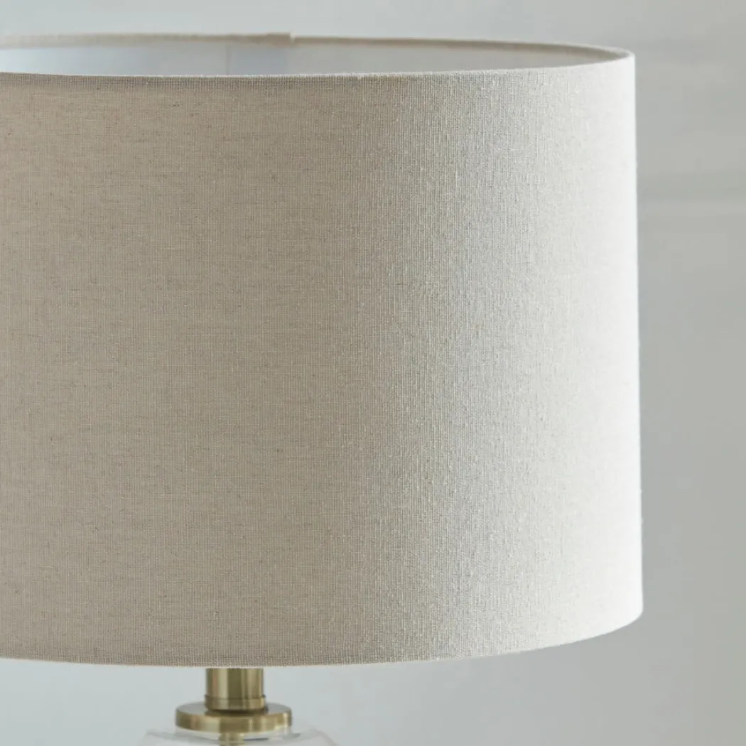 East Antique Brass Table Lamp