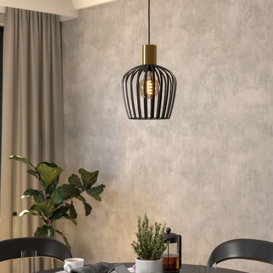 Empoli Black & Gold Pendant Ceiling Light