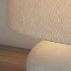 Eveline Grey Ceramic Table Lamp