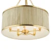 Fenella 5 Light Gold Pendant Ceiling Light