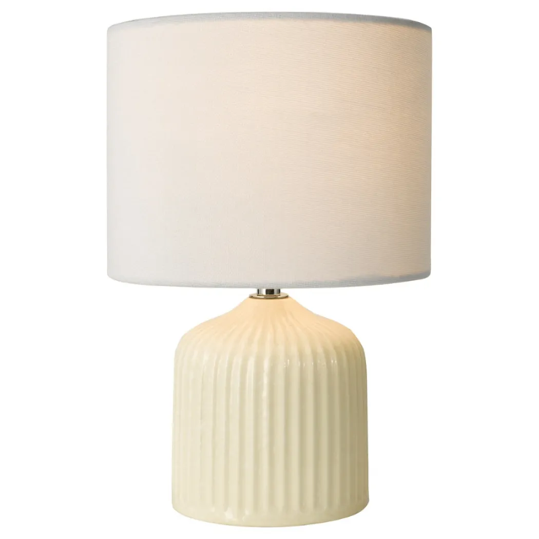 Gigi Twin Pack Ceramic Cream Table Lamps