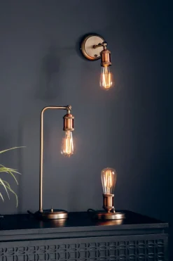Hal 10cm Copper Table Lamp