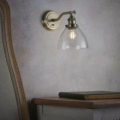 Hansen Wall Light Antique Brass