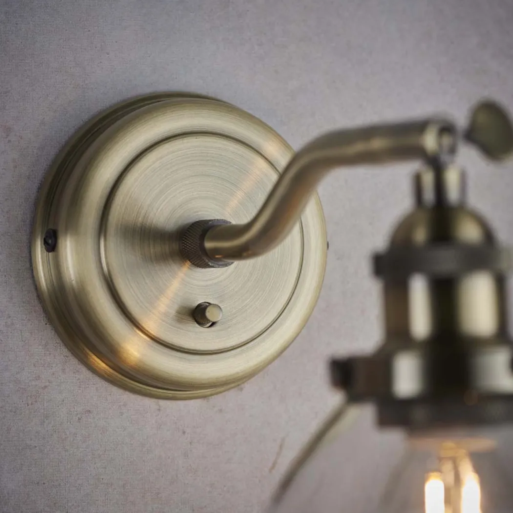 Hansen Wall Light Antique Brass