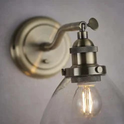 Hansen Wall Light Antique Brass