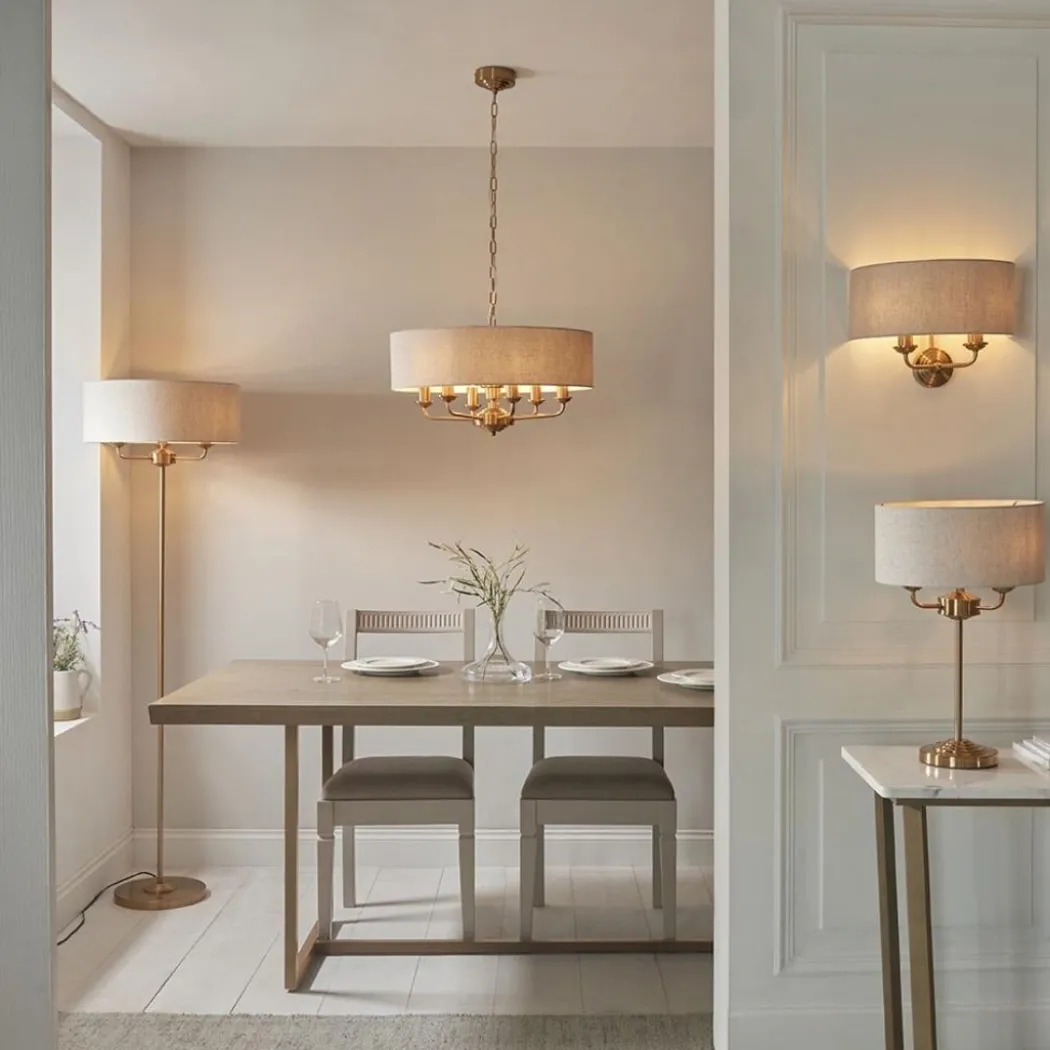 Highclere Brass Table Lamp