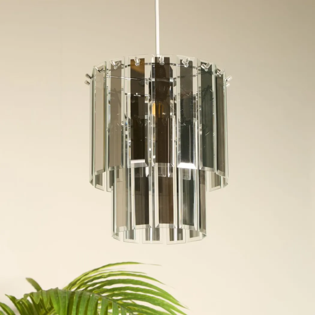 Highgrove Smoked Glass Ceiling Pendant Shade