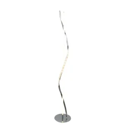 Hyde Chrome And Crystal LED Floor Lamp