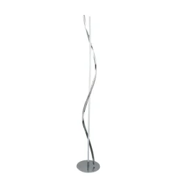 Hyde Chrome And Crystal LED Floor Lamp