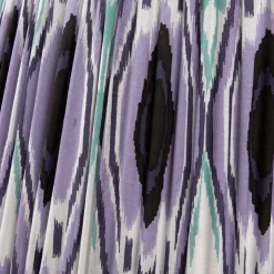 Izara 30cm Lilac Ikat Pleated Tapered Shade