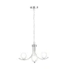 Jimena 3 Light Polished Chrome Pendant Ceiling Light