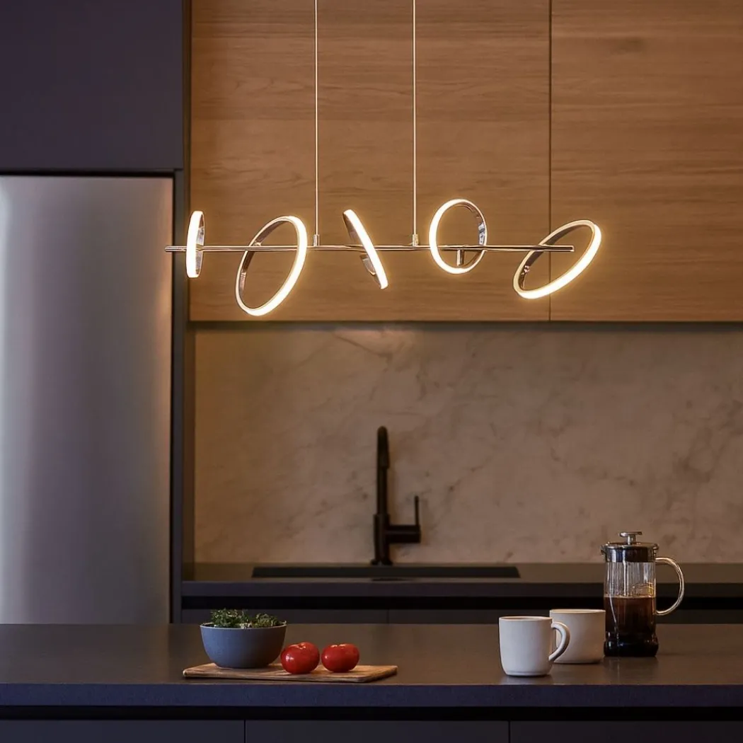 Juliana 5-Light Ring LED Pendant