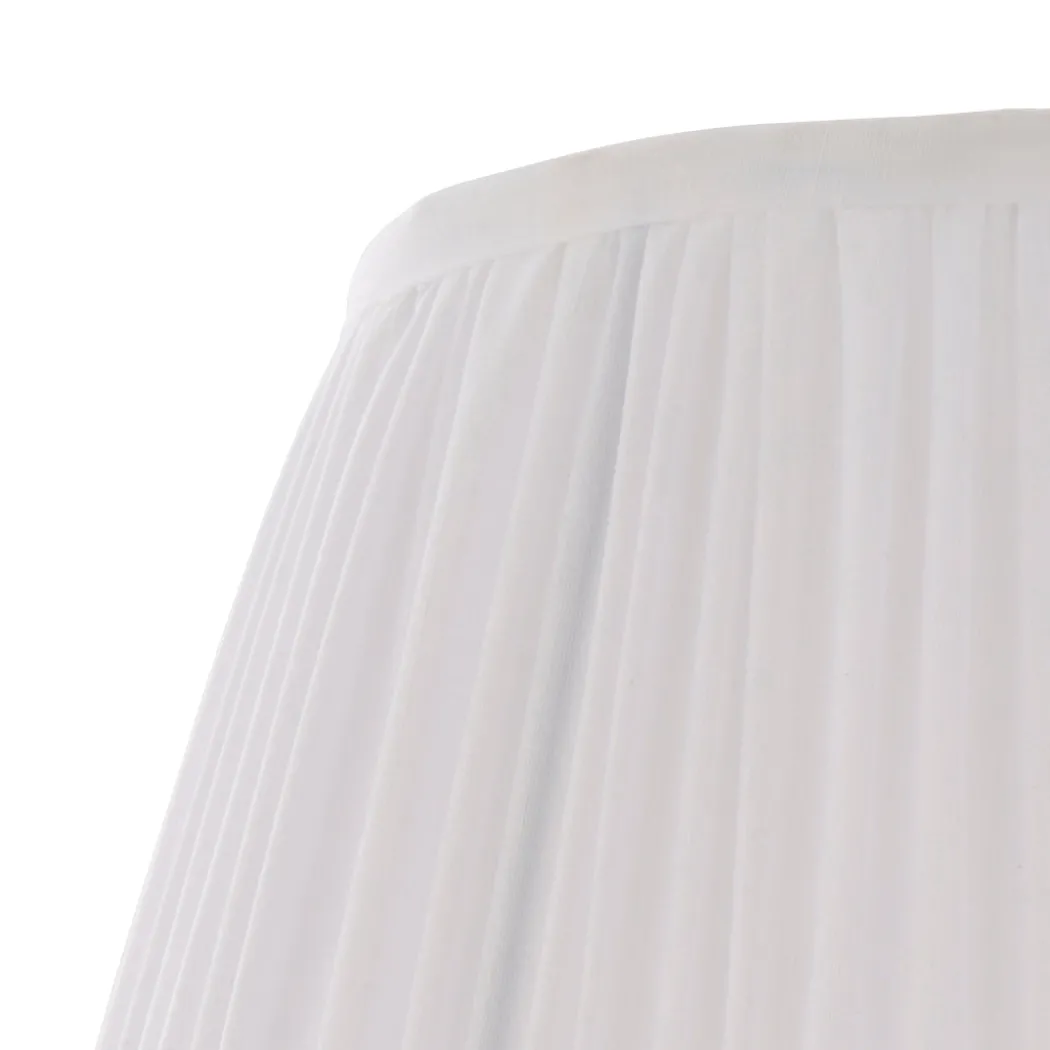 Junia Off White 30Cm Pleated Shade