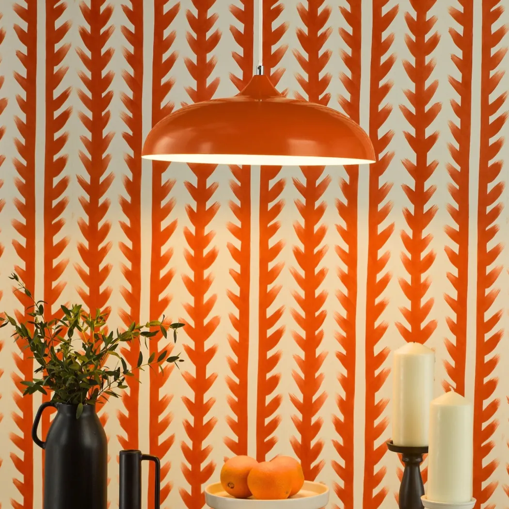 Kaelan Orange Pendant Ceiling Light